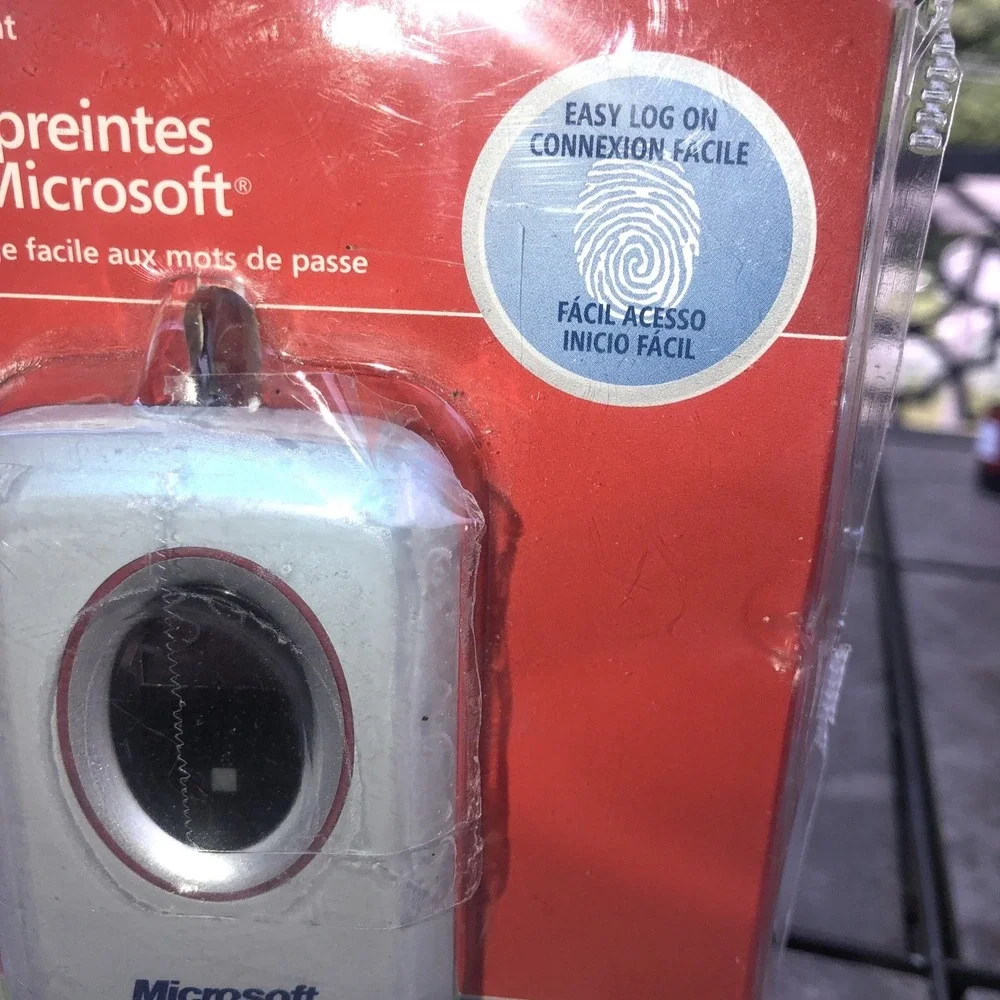 Microsoft Fingerprint Reader Easy Password Replacement PC USB Model 1033 NEW *